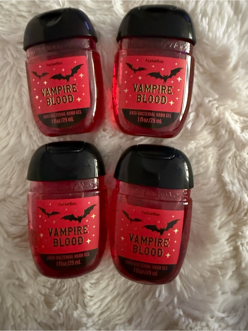 Bath & body works- Vampire Blood travel hand sanitizers